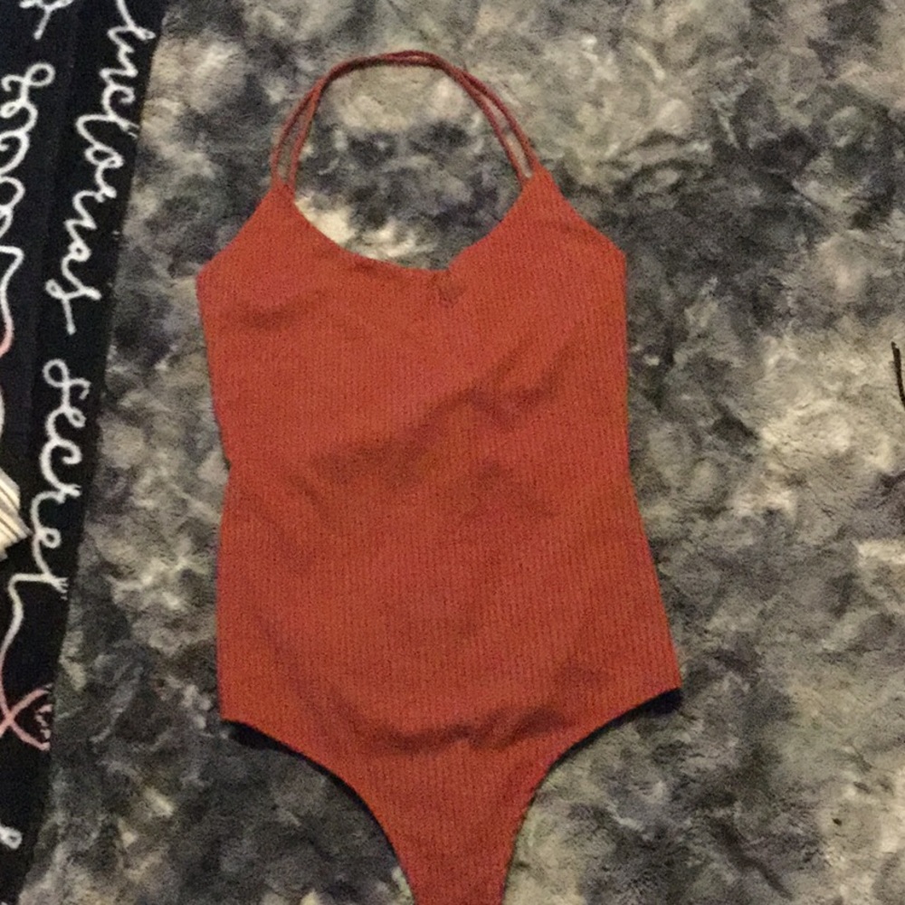 Redish brown bodysuit